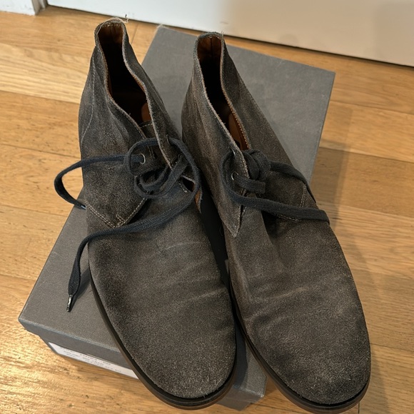 John Varvatos Fillmore Chukkas Lead 10 1/2 - Picture 3 of 7